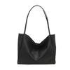 Minimalist And Modern Pu Tote Bag For Women In Brown With Generous Space Perfect For Use Daily