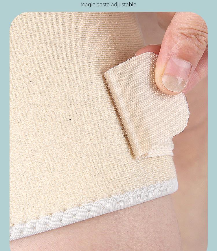 Adjustable Thigh Compression Sleeve & Leg Guard for Sports and Running - Skin Tone