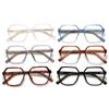 Retro Glasses Frame, Anti-Blue Glasses Tr90 Flat Glasses Women'S Glasses Frame Myopia Glasses Goggles