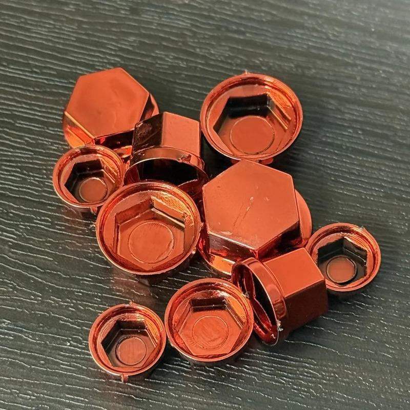 Motorcycle Screw Nut Bolt Cap Cover Decoration 30pcs Universal Plastic Plating Colorful Motorbike Styling Accessories for Honda