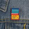 Sardine Can Art Enamel Pin Creative Cartoon Fish Brooch Cute Lapel Badge for Backpack Jacket Hat DIY Accessory