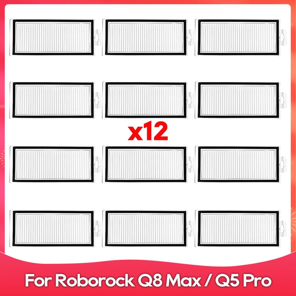Fit For ( Roborock Q8 Max, Q8 Max+, Q8 Max Plus, Q5 Pro, Q5 Pro+ ) Roller Side Brush Filter Mop Dust Bag Accessories Spare Part