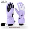 Oddivski Adult Touchscreen Ski Gloves - Waterproof, Warm, and Protective for Men and Women in Snow Sports.