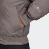 Adidas SMC Solid Color Zip Sports Jacket Women Jackets Gray FK9679