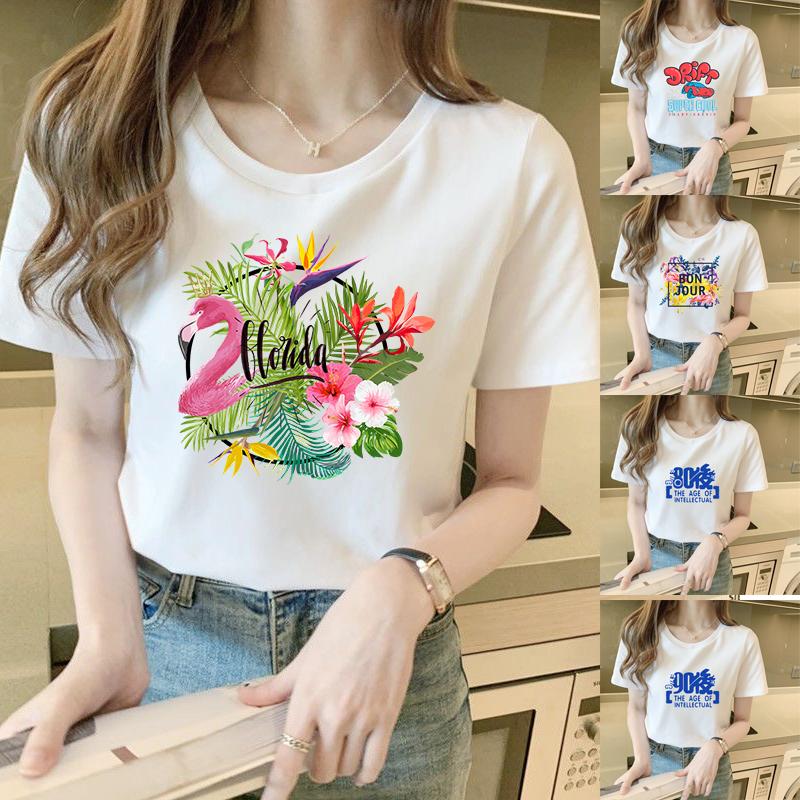 

Хлопковая 100% белая футболка, женская мода, хлопок с коротким рукавом, летняя футболка с принтом, простота, спортивная уличная футболка с коротким рукавом