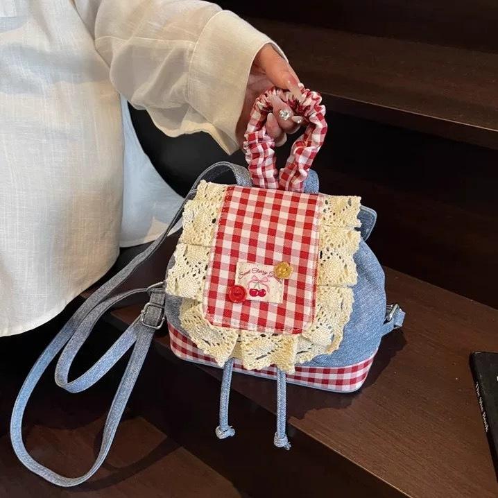 

Новая нишевая дизайнерская сумка, сумка для поездок на работу, универсальная, модная, в простом девичьем стиле, на плечо, рюкзак красный