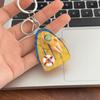Zink Zinklegierung Pool Schwimmbrett Schlüsselanhänger Blau Gelb Tasche Anhänger Kleine Schwimmfigur Anhänger Sommer