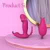 Wearable Sex Toy Vibrator Dildo 3 In 1 Panties Masturbator G Spot Clitoris Stimulator Massager for Women Couples Adults 18