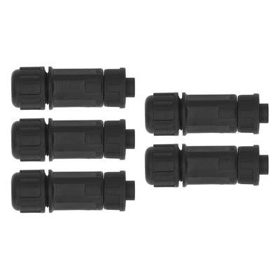 5 Stück Industrieller Wasserdichter Stecker 4-Pin IP67 Elektrischer Luftfahrt-Drahtkabel Schnellstecker E7 Schnalle