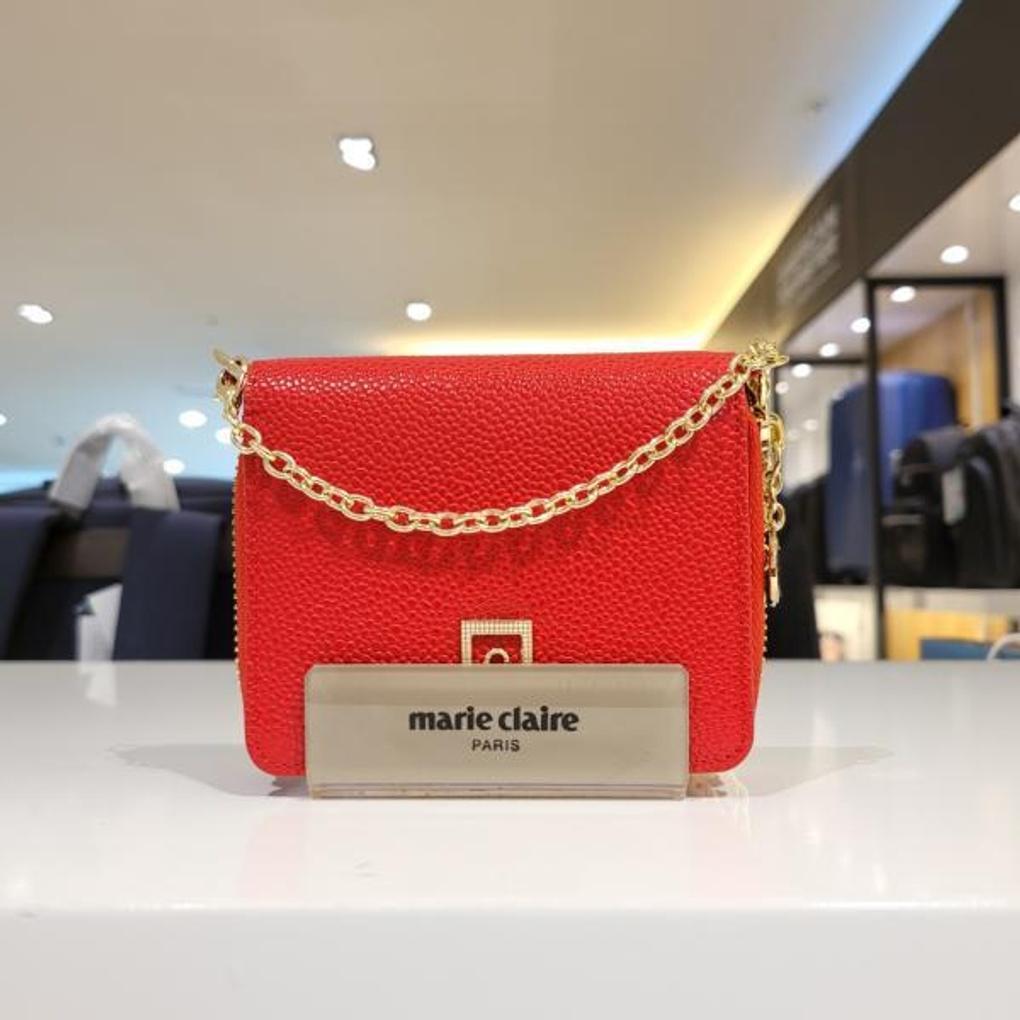 Mari eclaire NC price reduction, scratch-resistant cowhide, pretty cross-body wallet