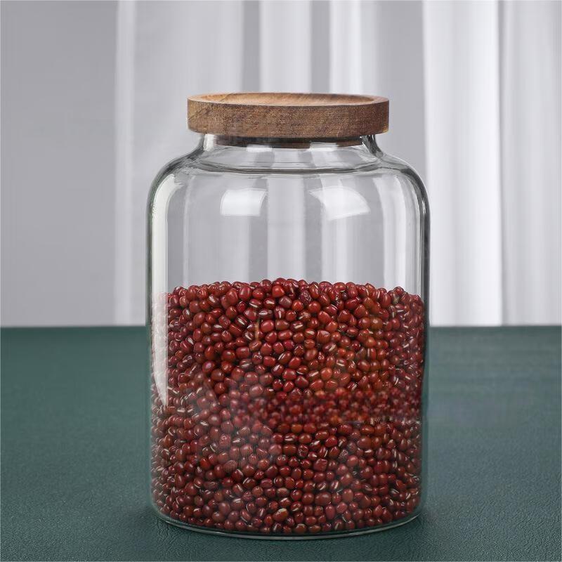Shangqi Round High Borosilicate Glass Storage Jar