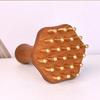 Portable Wood Massage Brush Wooden Handle Meridian Massager  Head Neck Leg Body