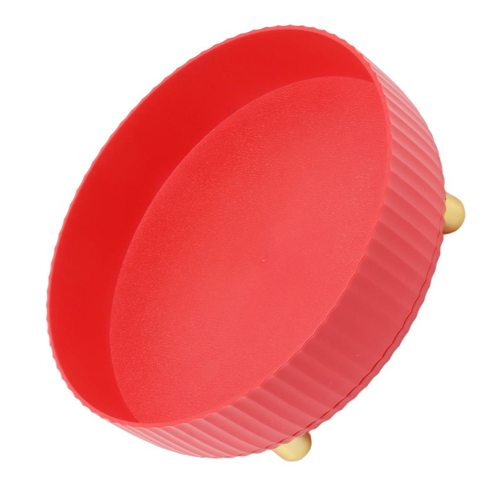 360 Degree Rotating Storage Rack Organizer Round Cosmetic Spice Rack Turntable for Kitchen Cabinet Pantry Small