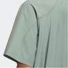 adidas Pure Color Sport Casual Short-Sleeve Jumpsuit Women Jumpsuit Silver-Grey Green HY2843