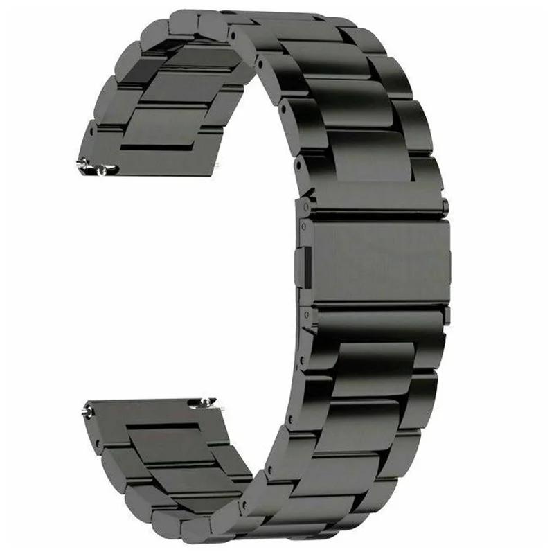 Steel Watch Strap 18mm 20mm 22mm Watch Band Fitbit Strap/Stainless Watch Metal Strap Quick Release Replacement For Samsung Fossi