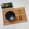 Bamboo Woven Placemat Retangle Shape Thickened Heat-Resistant Oil-Resistant Non-Slip Parties Weddings Banquets
