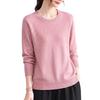 YUZHAOLIN Women's Elegant Crew Neck Knit Pullover for Mature Ladies