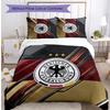 Germany Football Printed Bedding 3 Piece Set Cozy Breathable Bed Cover Set as Housewarming Holiday Gift