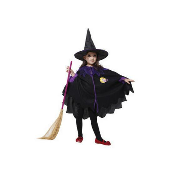 Halloween Witch & Vampire Costume Set for Girls: Cloak Cape Cosplay