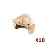 Military Soliders Figure Waffen Building Block German US Helmet Goggle Bazooka Anti Tank Rocket Launcher Flamethrower Brick Toys