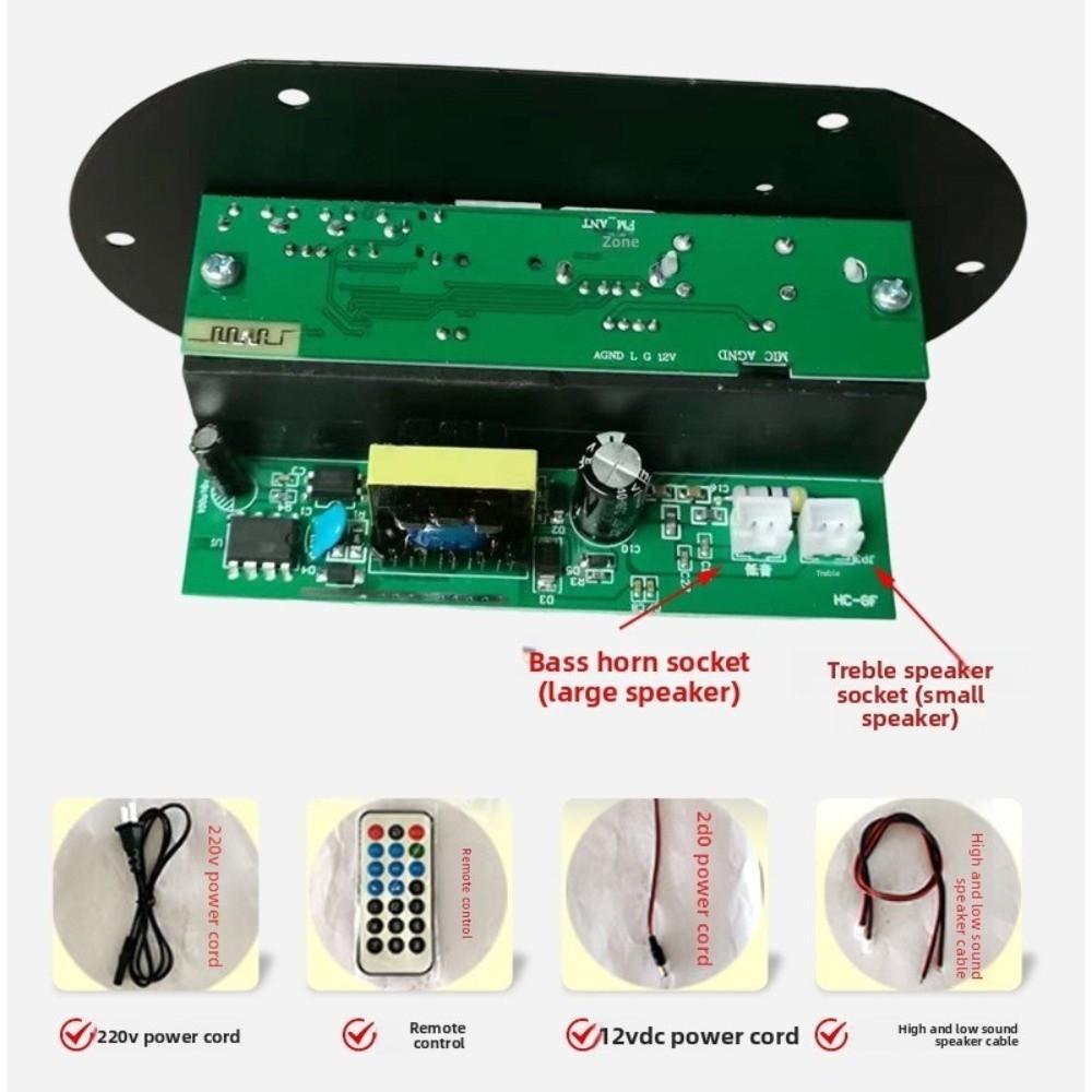 12v24v 220v Bluetooth Amplifier Digital Subwoofer Amplifier New Stereo Amplifier Board  Car Use