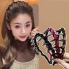 Artificial Crystals Decorated Velvets Headbands Glittering Waving Design Comfortable Hair Accessory For Women Girls