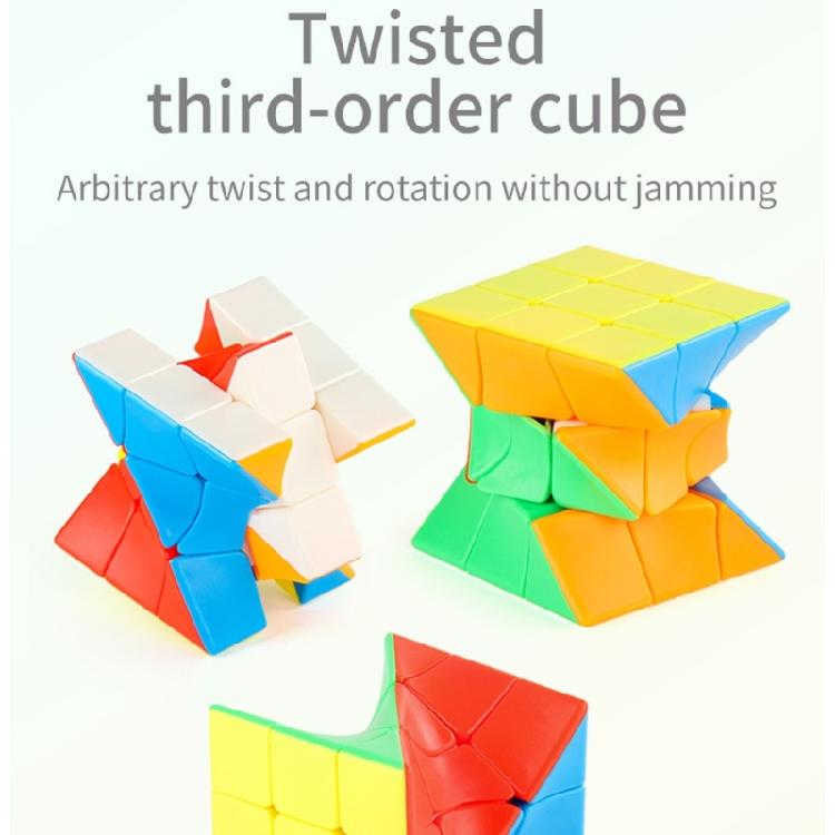 Professional Grade 3x3 Cubes Featuring Construction And High Contrast Stickers For Rapid Recognition