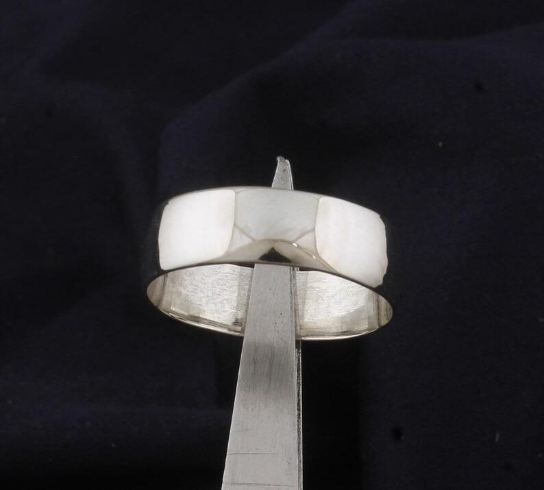 Solid 925 Sterling Silver Plain Silver Band Ring Handmade Designer Ring Boho Ring Unisex Gift Statement Ring