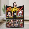 Tim Curry Fighter Blanket Frank Horror Movie Fleece Throw Blanket Airplane Travel Decoration Ultra-Soft Warm Bedspreads