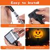 5PCS/Set Pumpkin,Ghost Solar Halloween Lights Outdoor Waterproof Pathway Light Garden Home Decoration Lamp Halloween Accessories