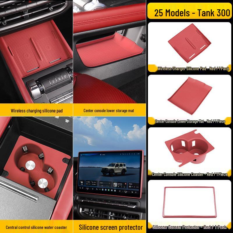 Tank 300 Center Console Storage Box Organizer - Fits 25 Models