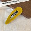 Korean Flocking Water Drop Hair Clips Simple Solid Color Bangs Side Hair Pin Cute Mini BB Clip Women Autumn Winter Hair Accessories