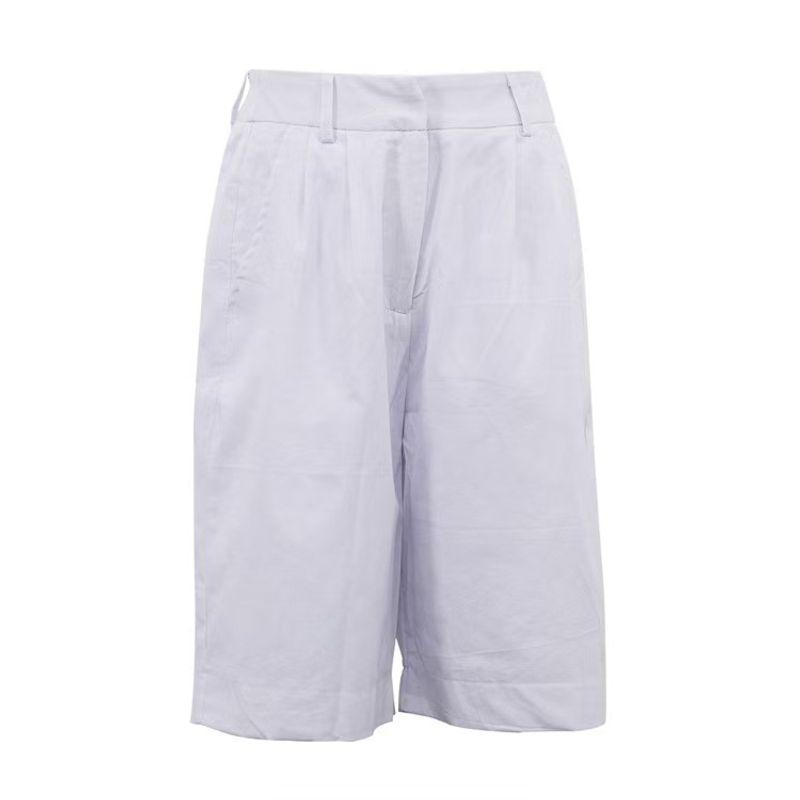 

European and American Summer New High Waist Loose White Shorts Simple and Versatile Casual Pants Loose Casual Pants White L