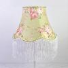Soft Light Filtering Cloth Lamp Shade With Delicate Lace Trim Elegant Fringe Lampshades For Reading And Relaxation