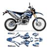 KUNGFU GRAPHICS DIRT BIKE Custom Decal Full Kit Vinyl Stickers for Yamaha WR250R 2008 2009 2010 2011 2012 2013 2014 2015 2016 2017 2018 Design Number