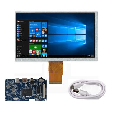 7-Zoll IPS LCD-Anzeigebildschirm Mehrzweckmodul Typ-C HDMI-kompatible Treiber-Steuerplatine, für Raspberry Pi Unterbildschirmmonitor