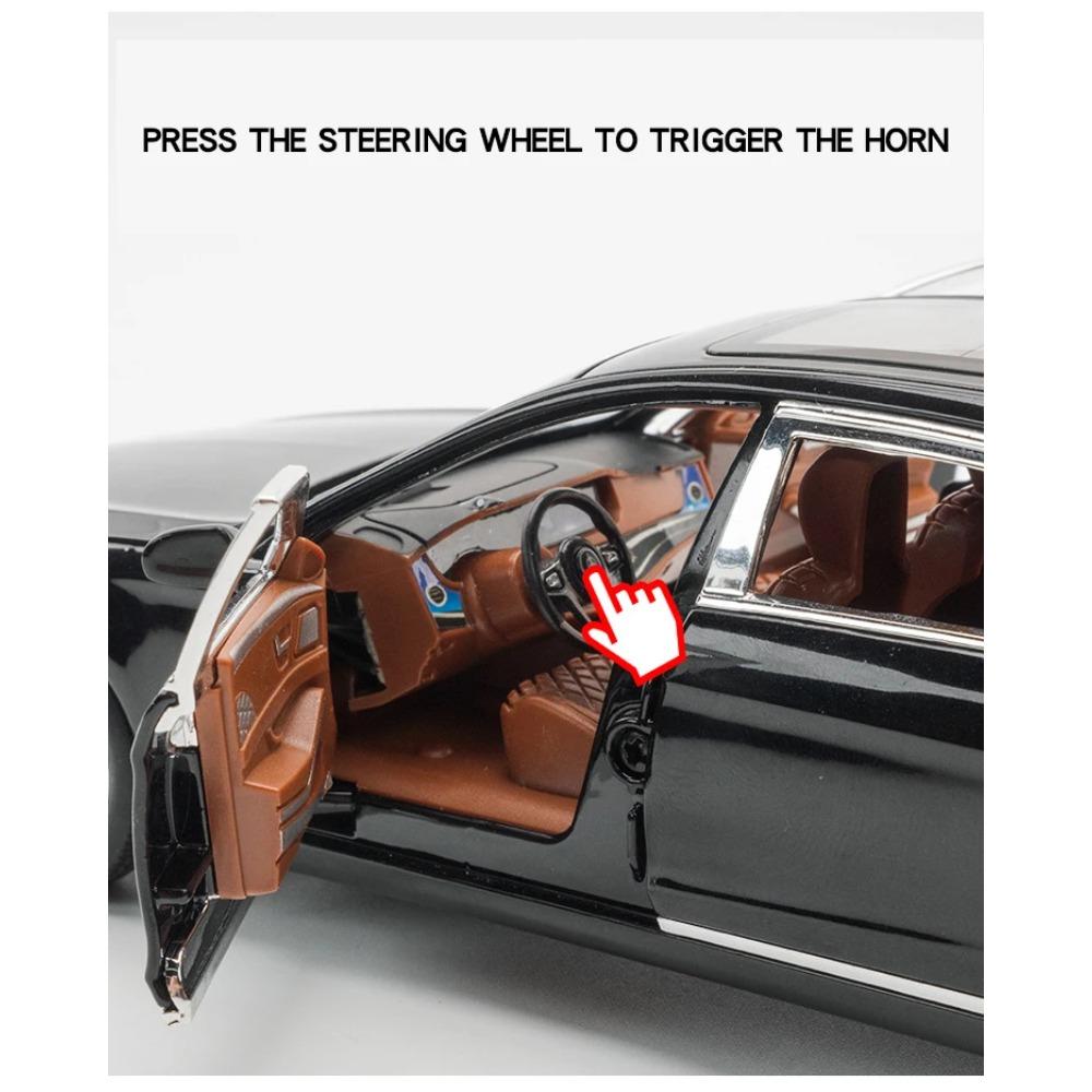 1/24 Scale Mercedes Benz E300l E-class Alloy Model Car Diecast Metal Collection Vehicle Toy Model Sound & Light Children Toy Car Gifts