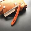 Vintage Old Style Holzgriff Straight Edge Stahl Barber Razor Folding Rasiermesser Haarentfernungswerkzeuge