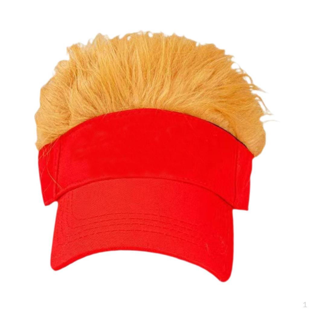 Hair Hat for Men Novelty Baseball Dating Outdoor Adults