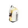 Adidas Recycled Polyester Backpack Unisex Ivory White & Light Yellow & Black Adidas IT5363