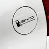 Car Fuel Tank Door Sticker for BYD ATTO 3 Dolphin Seal Han Yuan Plus Laser Reflective Charging Port Decal Accessories