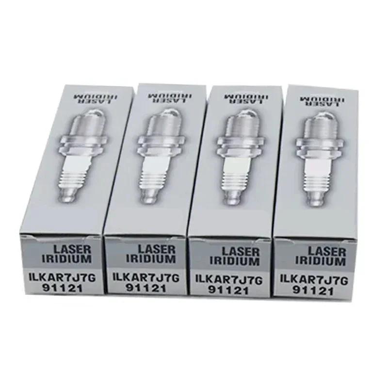 

4 шт. Иридиево-платиновые свечи зажигания ILKAR7J7G 91121 PLZKAR 7A-8D 0242135517 REA8MC для Smart Captur Kadjar 1.2T, специальные 4PCS
