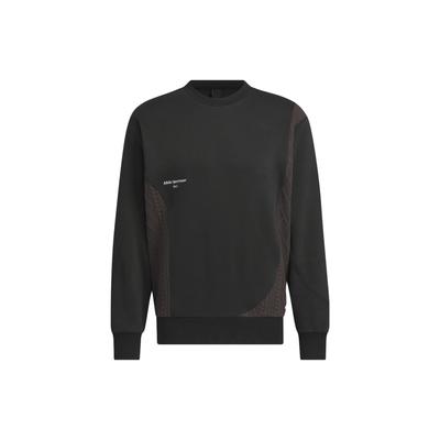Lounge Sweatshirt With Logo Patch Men Tops Black IP4982