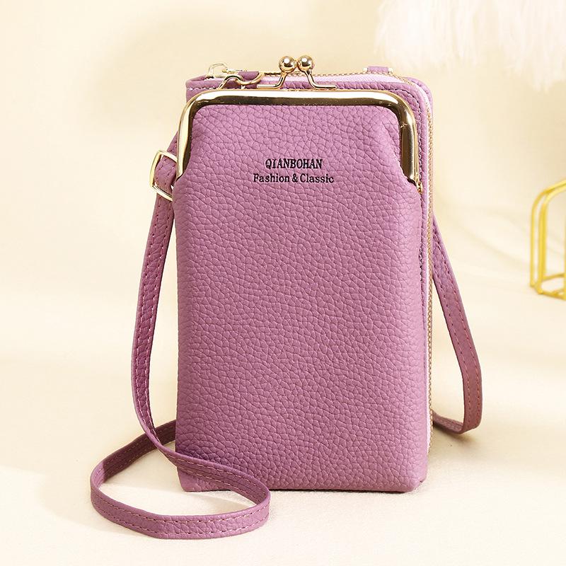 Trendy Women's Crossbody Mobile Phone Bag: Multifunctional Wallet & Coin Purse