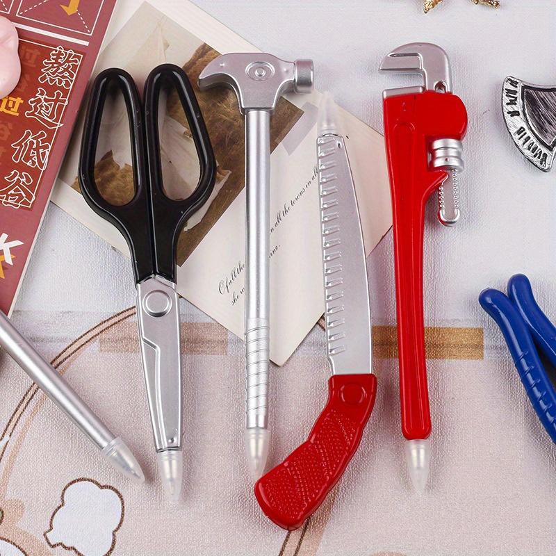Back to school season 5pcs 0.5mm creative ballpoint pen wrench screwdriver pliers shape pen hardware tool shape pen gift promotion gift