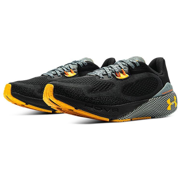 Under Armour HOVR Machina 3 Low Running Shoes Men Sneakers Black Yellow 3025650-003