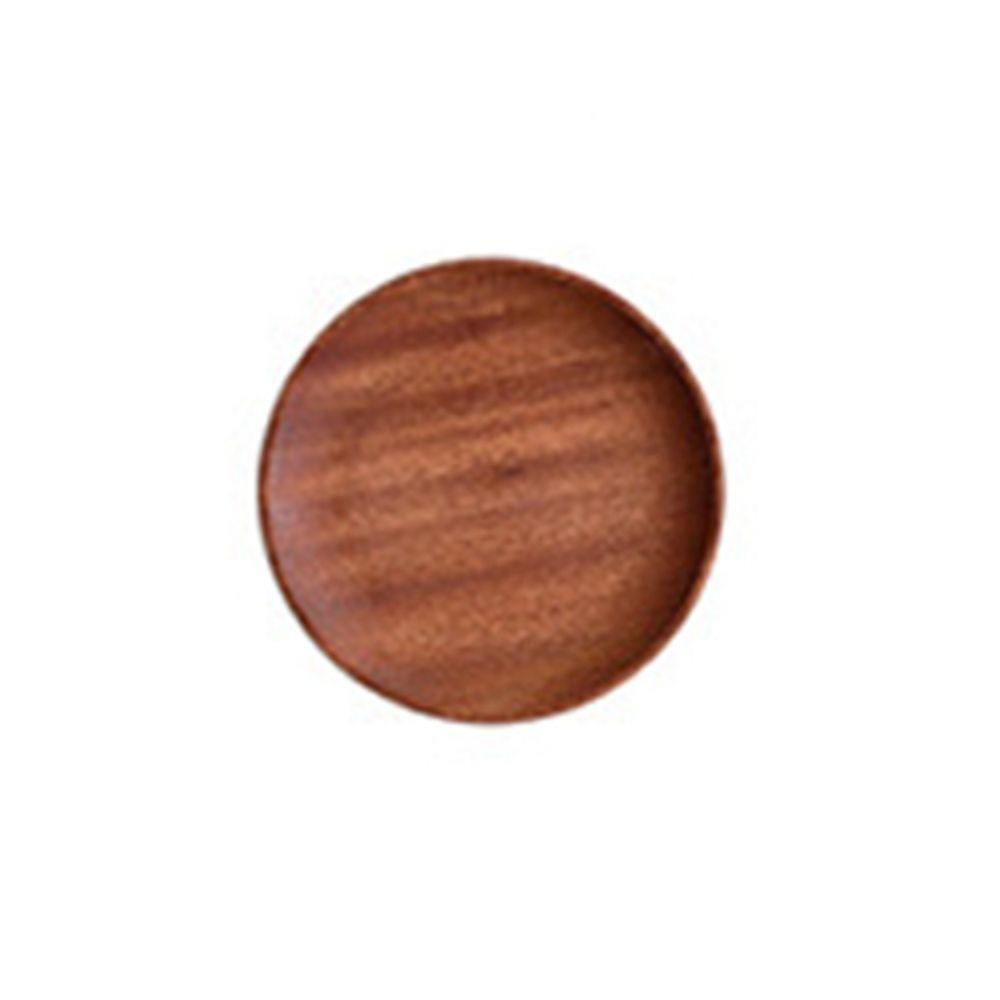 Solid Dried Fruit Tableware Wooden Tray Household Food Dish Serving Tray Snack Plate Wooden Plate
