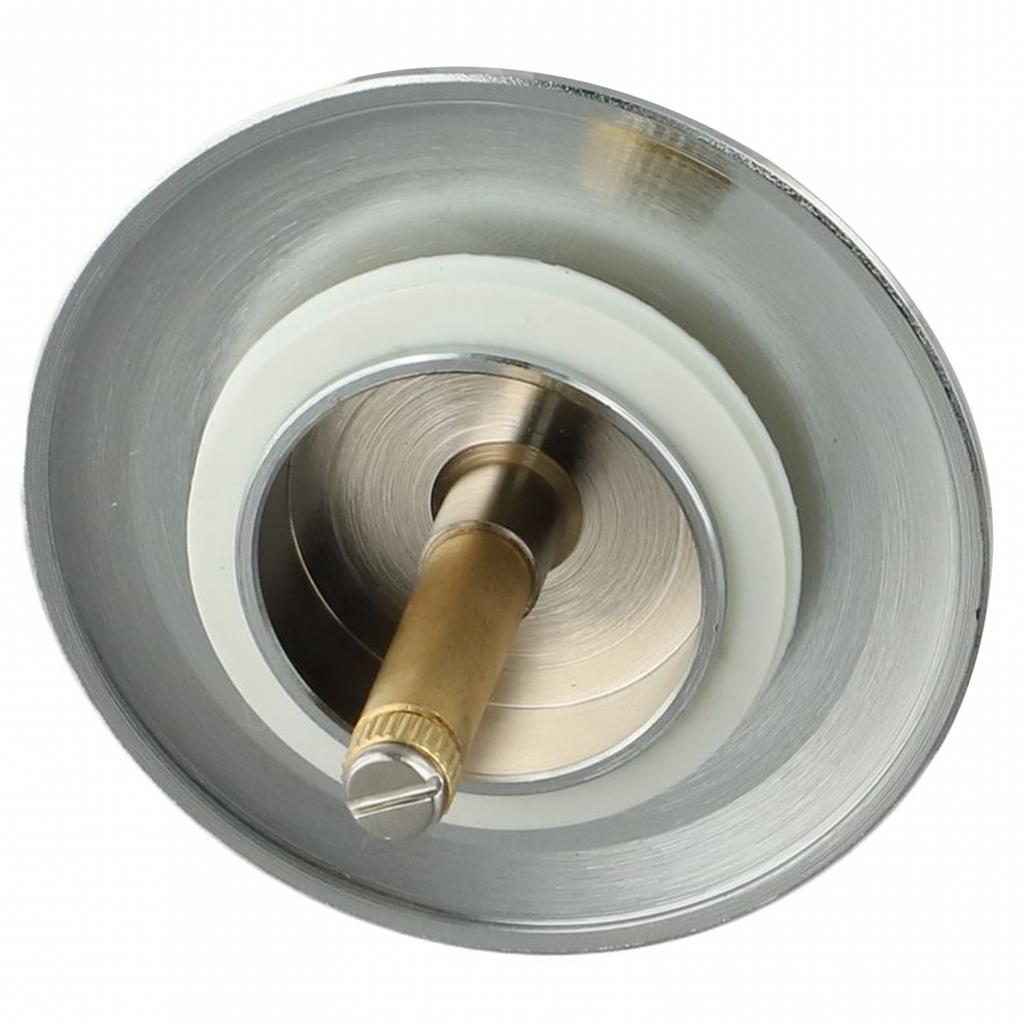 72mm Brass Bathtub Stopper with Double Seal Adjustable Height Drain Valve
