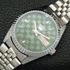 VINTAGE REFURBISHED SEIKO 5 AUTOMATIC JAPAN MENS GREEN DIAL WATCH a440365-4 Sk-a440365-1