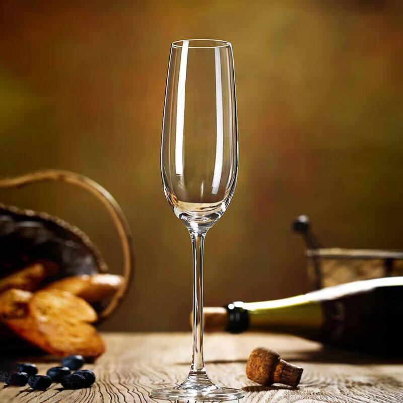 ZISIZ European Crystal Champagne Glass Set